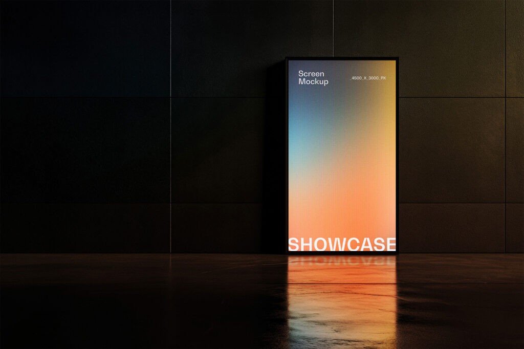 Vertical Screen Mockup