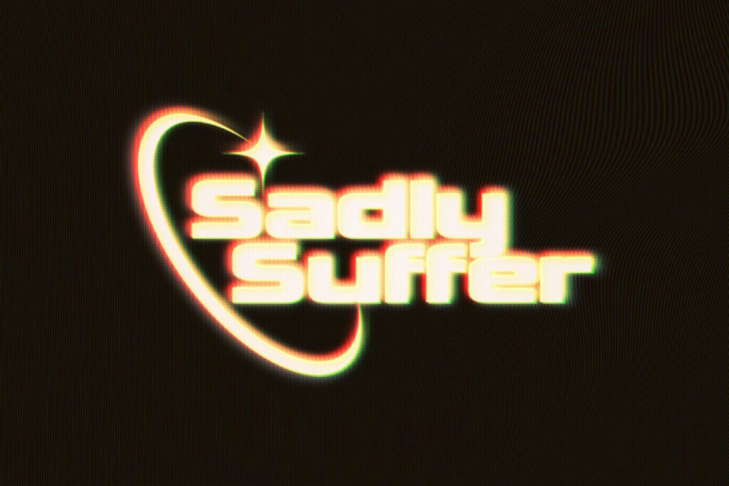 VHS Glowing Tape Text Effect / Logo Mockup