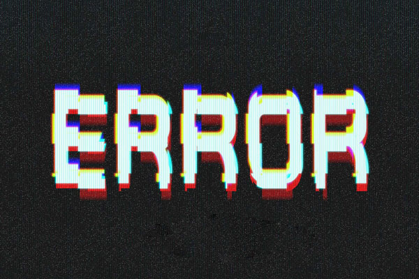 VHS Text Effect