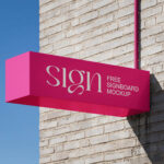 Vibrant Signboard Mockup