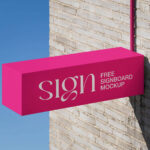 Vibrant Signboard Mockup