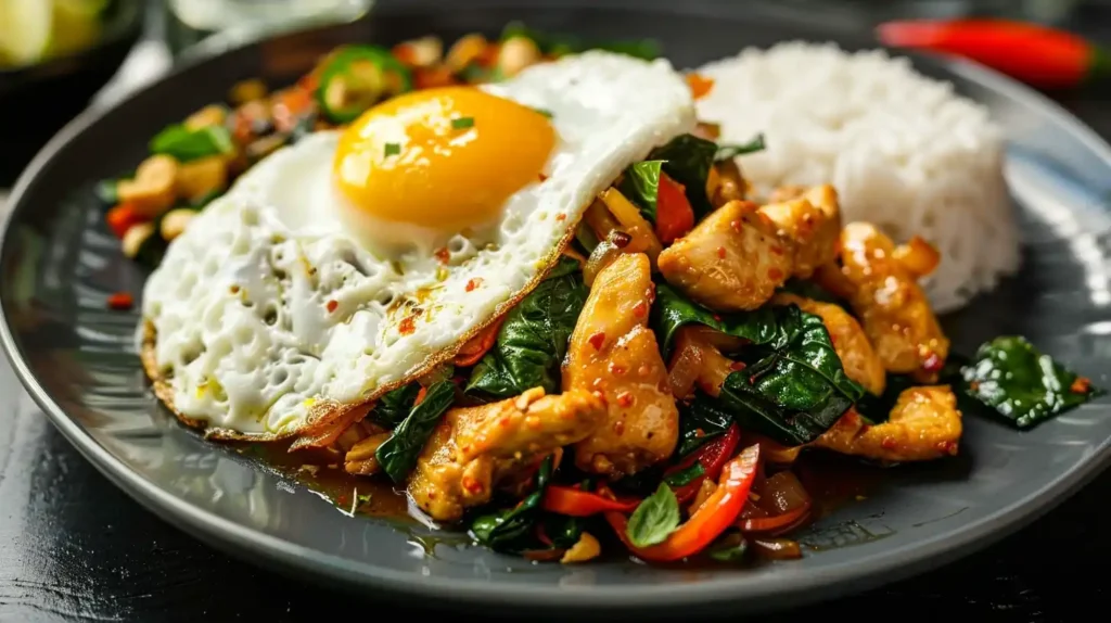 Vibrant Thai Basil Dish