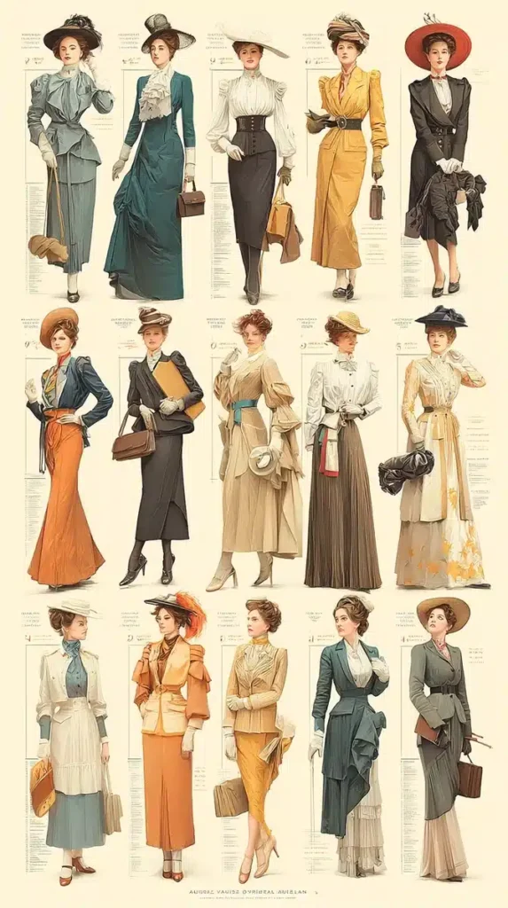 Vintage American Fashion Illustration