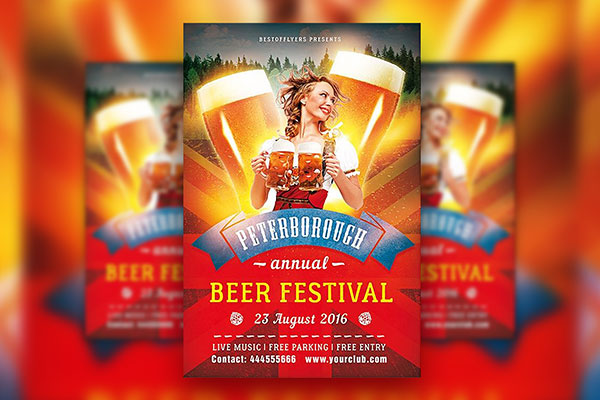 Vintage Beer Festival Flyer Template