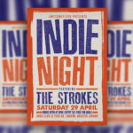 Vintage Faded Indie Music Party Flyer Template