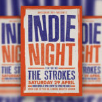 Vintage Faded Indie Music Party Flyer Template