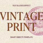 Vintage Grunge Print Effect / Logo Mockup