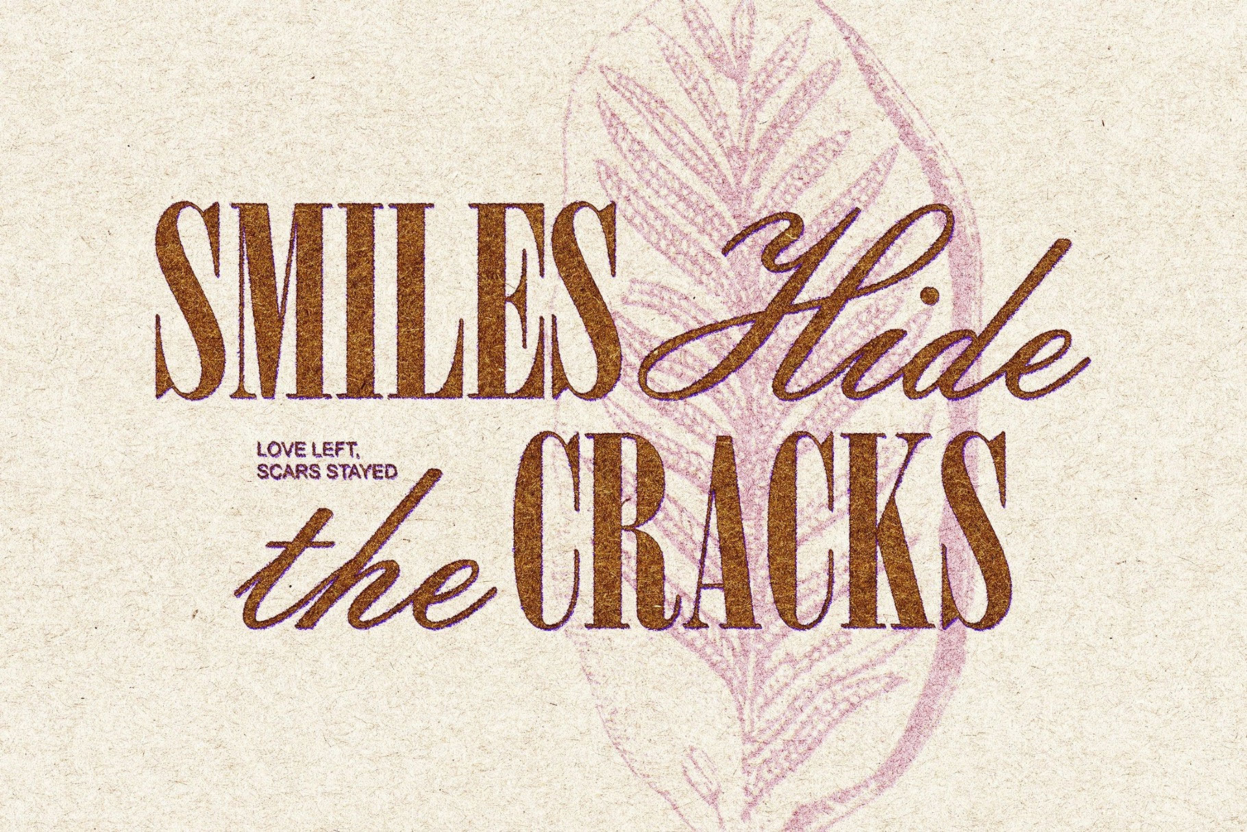 Free Vintage Grunge Print Effect / Logo Mockup PSD Template
