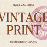 Vintage Grunge Print Effect / Logo Mockup