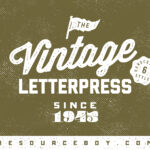 Vintage Letterpress Effects for Text and Logos
