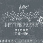 Vintage Letterpress Effects for Text and Logos