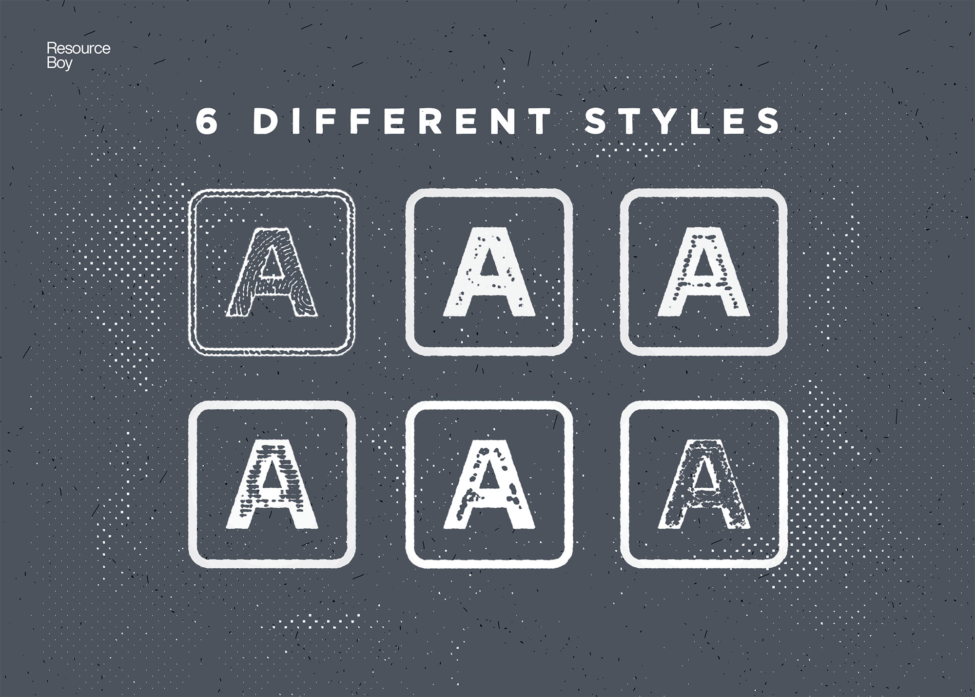 Free Vintage Letterpress Effect for Text and Logos PSD Template