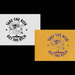 Vintage Pressed Effect / Logo Mockup