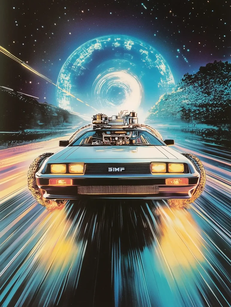 Vintage Sci-Fi Time Machine