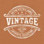 Vintage Stamp Effect / Logo Mockup