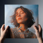 Vinyl Cover Mockup in Hand