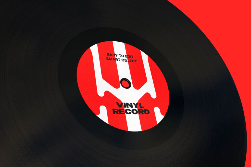 Vinyl Disc Mockup