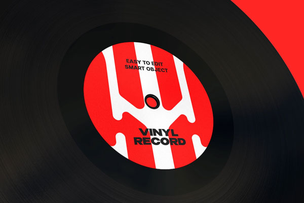 Vinyl Disc Mockup