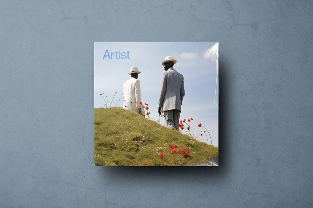 Free Vinyl Record Cover Mockup PSD Template