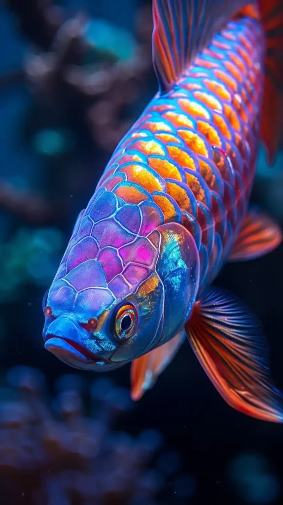 Vivid Arowana Pose