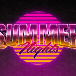 Vivid Retrowave Text Effect