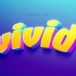 Vivid Cartoon 3D Text Effect