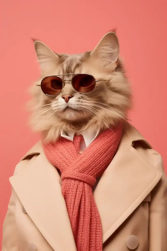 Vogue Cat Wes Anderson
