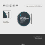 Wall Cafe Bar Restaurant Signboard Mockup