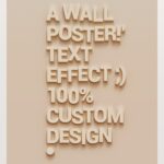Wall Poster Text Effect