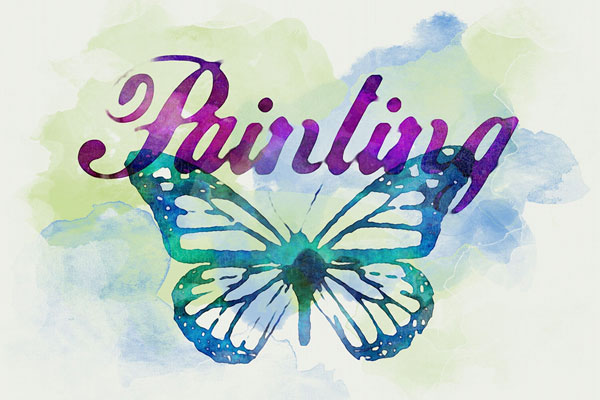 Hyperpix Realistic Watercolor Text Effect