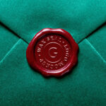 Wax Seal Logo Mockup