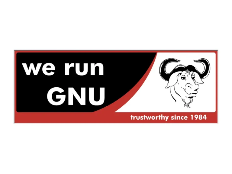 We Run GNU Logo