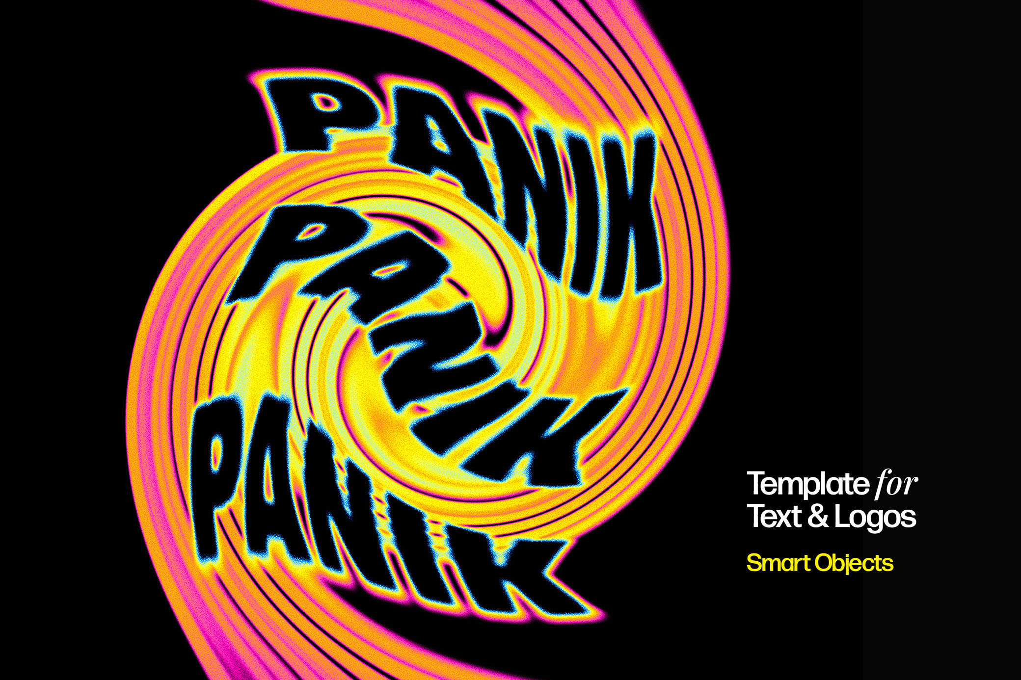 Whirlpool Text Effect FREE PSD