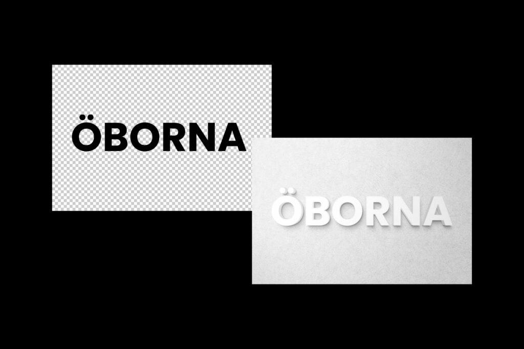 White 3D Signage Effect / Logo Mockup
