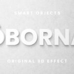 White 3D Signage Effect / Logo Mockup