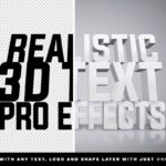 White 3D Text Effect