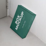 White Cardboard Box Mockup