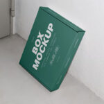 White Cardboard Box Mockup