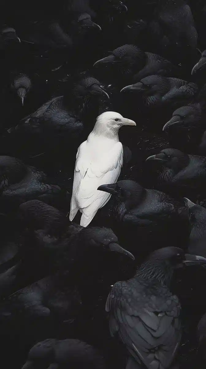 White Crow Among Crows