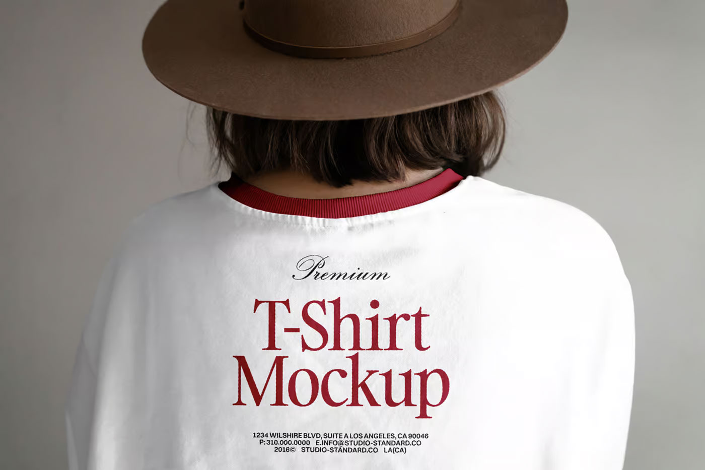 Free White Longsleeve Mockup PSD Template
