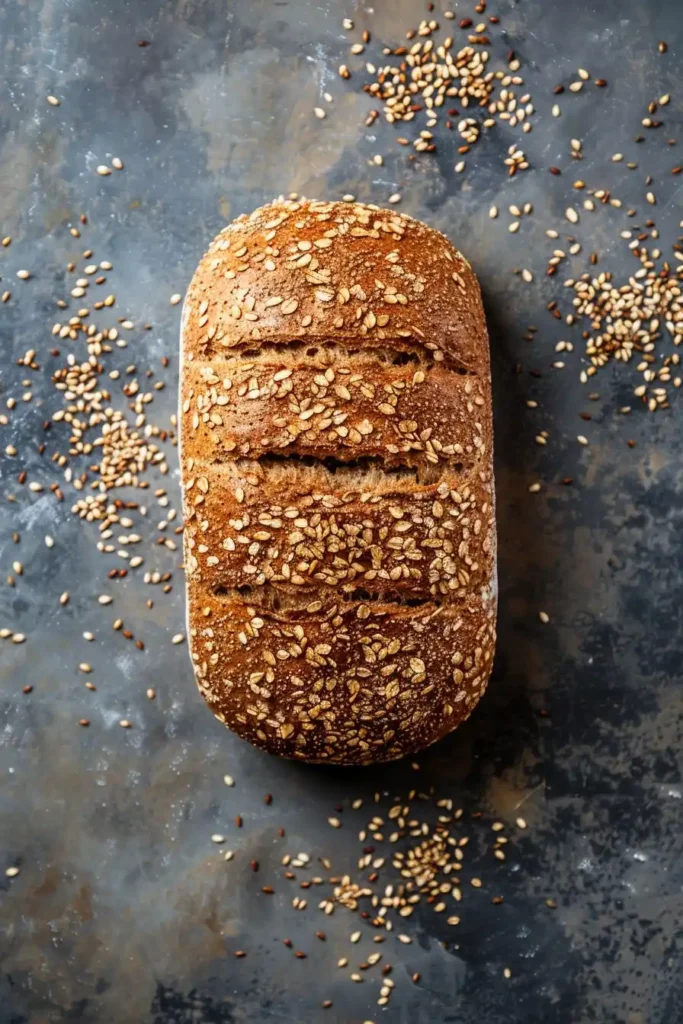 Wholemeal Bread Top View