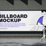 Wide Billboard Mockup