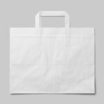 Wide Paper Bag Mockup