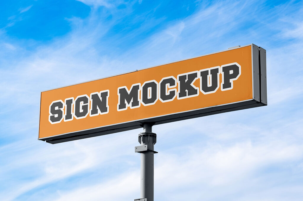 Wide Signage Mockup