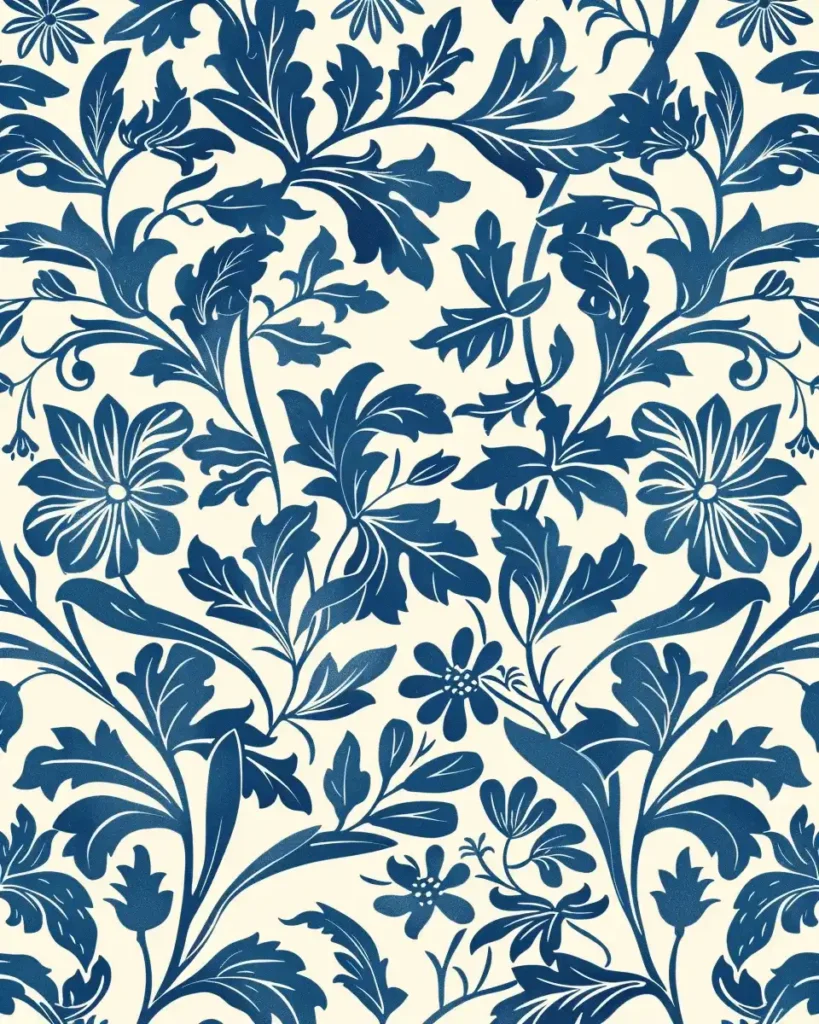 William Morris White Patterns