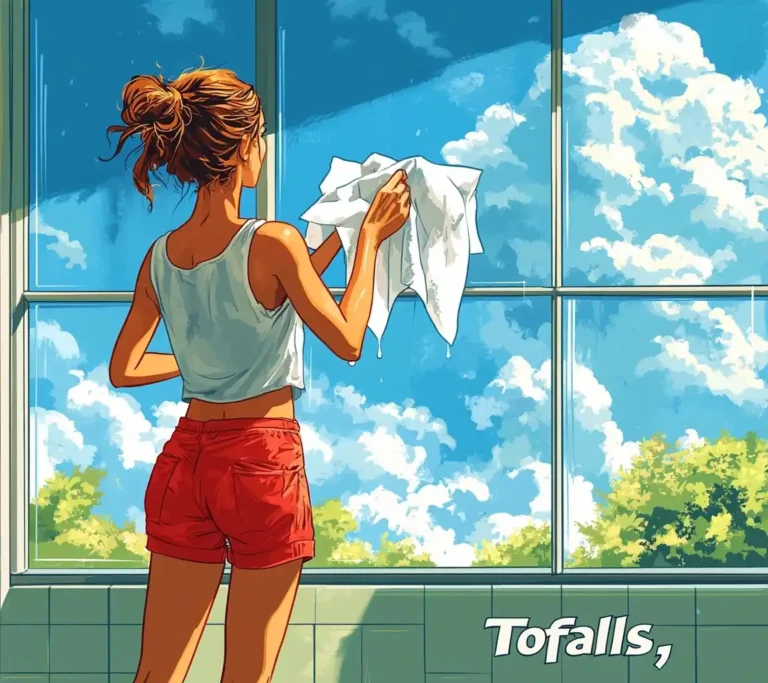 Window Cleaning Illustration