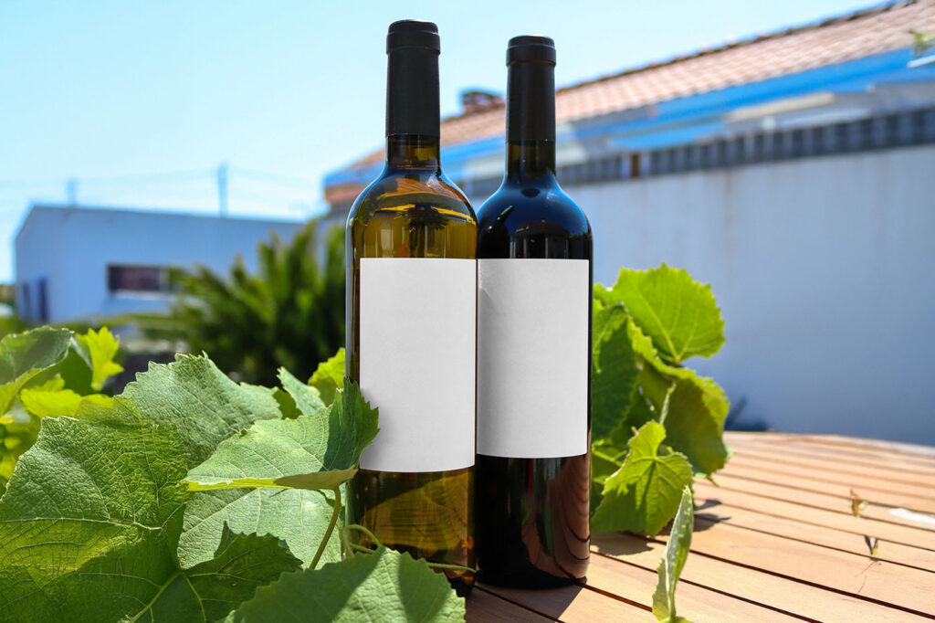 Wine Bottle Label Mockups