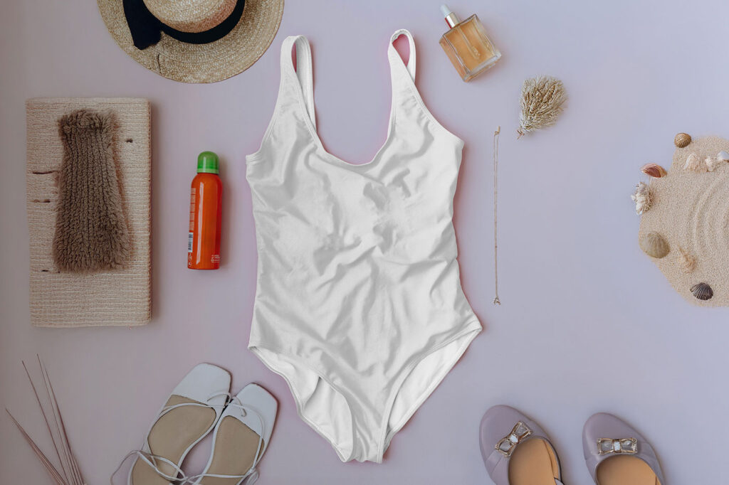 Woman Swimsuit Mockup