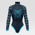 Womens Long Sleeve Bodysuit Mockup