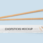 Wooden Chopstick Mockup